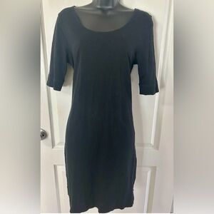 Banana Republic Women's Black T-shirt dress size M